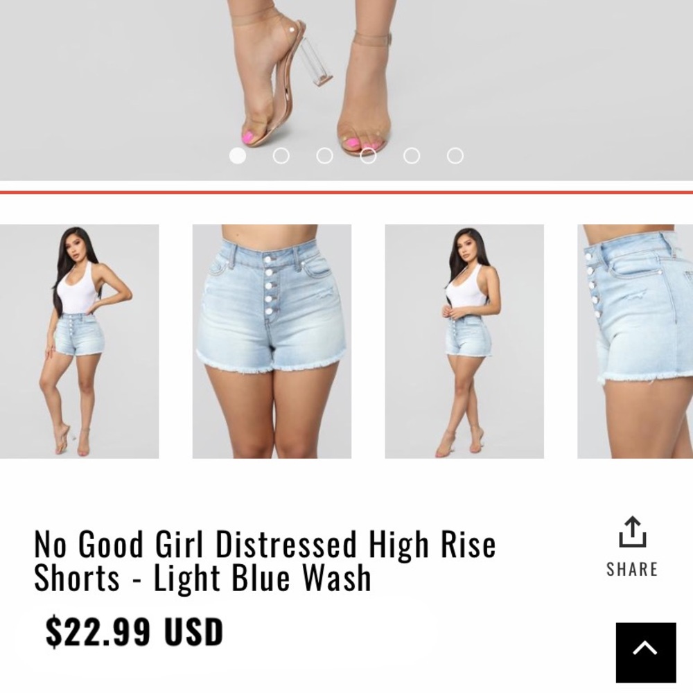 Fashion Nova shorts